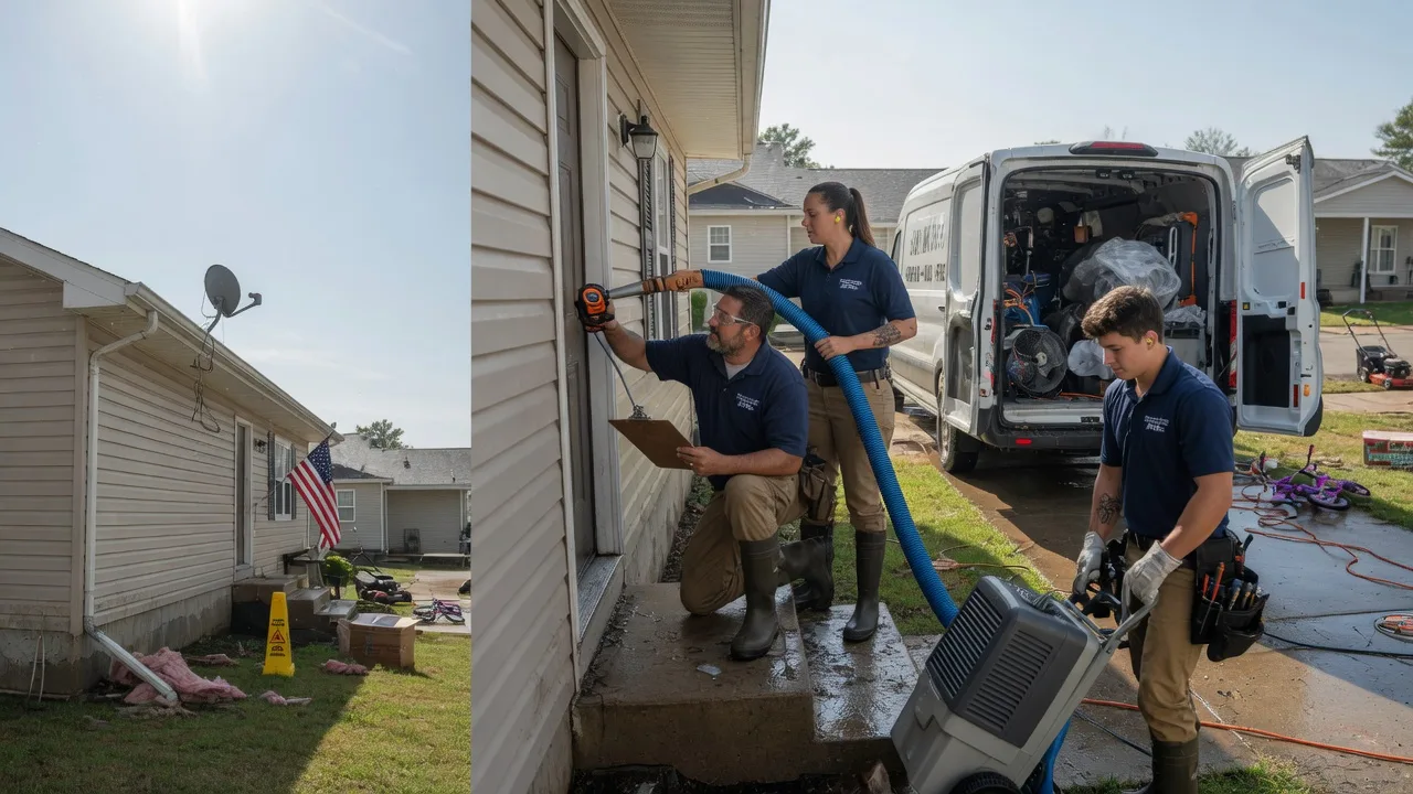 Ceiling Water Damage Restoration in Cushman, AR near me